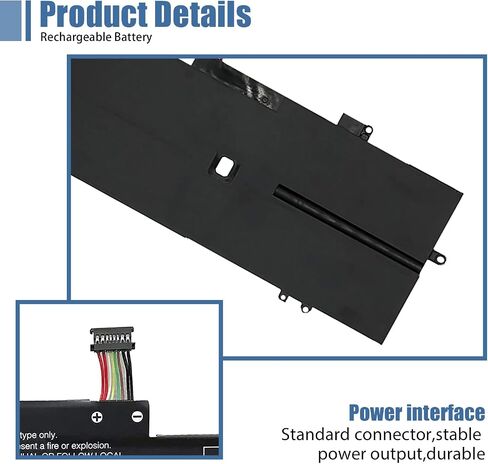 بطارية كمبيوتر محمول L18C4P71 L18L4P71 L18M4P72 متوافقة مع Lenovo ThinkPad X1 Yoga 4th 5th Gen/X1 Carbon 7th Gen Serie 02DL004 L18L4P71 SB10K97642 02DL005 SB10K97643 02DL006 15.36V 51Wh 3230mAh in Saudi Arabia