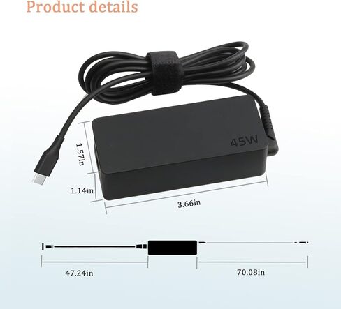 45 واط لشاحن الكمبيوتر المحمول USB C من سامسونج، شاحن Chromebook USB من النوع C لجهاز Samsung Plus Pro XE513C24 XE510C24 XE513C24-K01US BA44-00336A W030R003L Chromebook Plus V2 XE520QAB XE521QAB XE520QAB-K01US in Kuwait