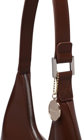 حقيبة كتف جولك للنساء، حقيبة يد جلدية صغيرة، حقيبة هوبو عصرية فريدة من نوعها بسحاب in Kuwait