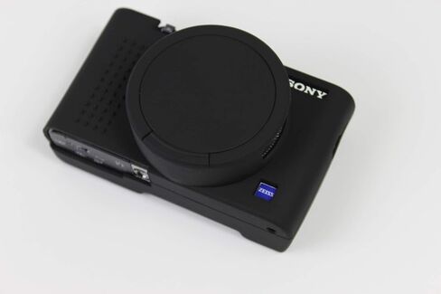 RX100 VII Case, BolinUS Fullbody Ultra-Thin Lightweight Rubber Soft Silicone Housing Case Bag Cover for Sony Cyber-Shot RX100 VII (Black) in Saudi Arabia