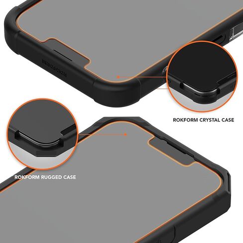 Rokform - iPhone 15 Pro Max Screen Protector, Active Touch, Shatter Proof, High Definition, Case Friendly, Tempered Glass iPhone Screen Protector 2 Pack (Clear) in Kuwait