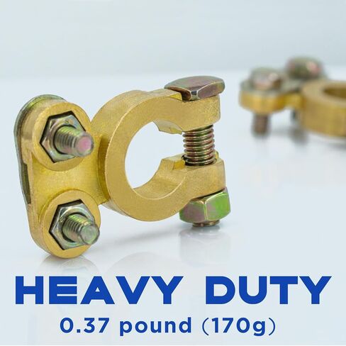 1 Pair Battery Terminal Connector, Side Post to Top Post Battery Adapter Set, Cable End Connector Compatible With Car, Van, Truck Marine Boat RV etc, Side Post Battery Terminal Extender by KeeRoarin in Saudi Arabia