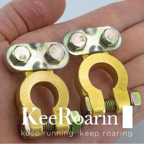 1 Pair Battery Terminal Connector, Side Post to Top Post Battery Adapter Set, Cable End Connector Compatible With Car, Van, Truck Marine Boat RV etc, Side Post Battery Terminal Extender by KeeRoarin in Saudi Arabia