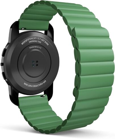 Watch Band, Magnetic Smartwatch Bands, Silicone Strap Quick Release 20mm Smartwatch Straps for Women Men Watch Strap with Spring Bar for Gear S2 Classic Galaxy Watch Active Fenix 5S Plus S40 S40-GOLG in Saudi Arabia