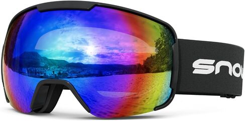 OTG Snowboard Goggles for Men Women Adult,Ski Snowboard Goggles of Dual Lens with Anti Fog for UV Protection for Girls in Saudi Arabia