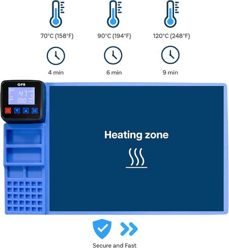 MMOBIEL LCD Screen Heating Pad Smartphone and Tablet - LCD Screen Separator Plate - 12 x 7 x 0.3 inch in Saudi Arabia
