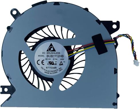 مروحة تبريد وحدة المعالجة المركزية لـ HP Envy AIO 24-N 27-P 27-p014 BUB1112HD A5W DC12V Series 1323-00MX000 819000-001 in Kuwait