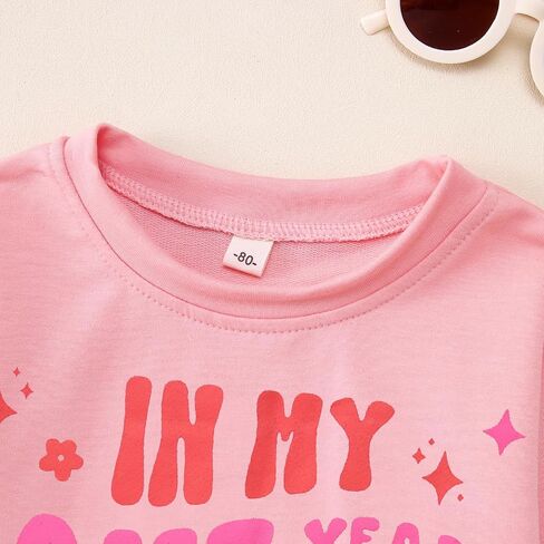 Baby Girls First Birthday Outfit 1st Birthday Sweatshirt In My One Year Old Era Shirt Bday Party Pullover Tops 1t in Saudi Arabia