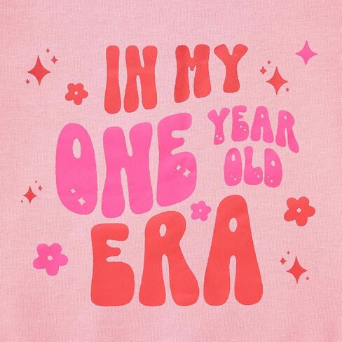 Baby Girls First Birthday Outfit 1st Birthday Sweatshirt In My One Year Old Era Shirt Bday Party Pullover Tops 1t in Saudi Arabia