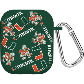 Miami Hurricanes HD Case Cover Compatible with Apple Airpods Gen 1&2 - Random