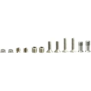 Tripod Screw & Bushing Assortment 1/4" 3/8" ideal for Clamp Replacement Steel Desmond