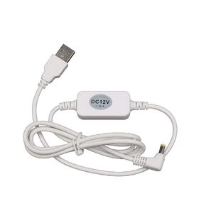 DigitCont USB 5V to DC 12V 4mm x 1.7mm Power Cable, Compatible with Echo Devices, USB Voltage Step Up Converter Cable, Power Supply Adapter Cable, 4 Feets, DC 5V to DC 12V Cable