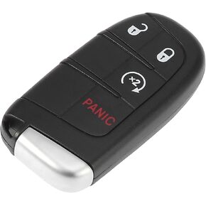 Keyless Entry Remote for Dodge Journey 2011-2020 433Mhz M3N-40821302 4 Button Reusable | Control Replacement Car Key Fob 1 Pcs