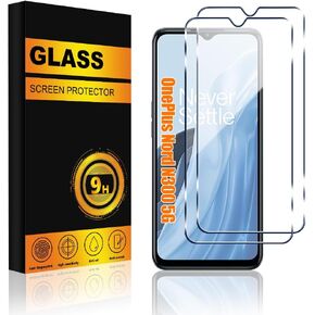 2 PACK OnePlus Nord N300 5G Screen Protector Glass, Premium 9H Hardness Anti-Scratch Bubble Free Tempered Glass Screen Protector for OnePlus Nord N300 5G
