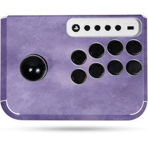 Gaming Skin Compatible with Hori Fighting Stick Mini (PS5, PS4, PC) - Purple Airbrush - Premium 3M Vinyl Protective Wrap Decal Cover - Easy to Apply | Crafted in The USA by MightySkins
