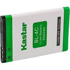 Kastar BL-4C Battery 3-Pack Replacement for Olympia 2130 2203 Becco Plus Bella OMP80 Praktica BL-4C Vivitar BL-4C Praktica CDV 1.0 Autocamera Vivitar DVR-1080 HD Vienod BL-4C Vienod V206 Vienod VF241
