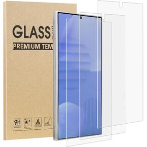 3 Pack Screen Protectors for Samsung Galaxy S24 Ultra,9H Hardness Tempered Glass,HD Clear,Scratch-proof, Bubble Free, Ultra Resistant, Full Coverage