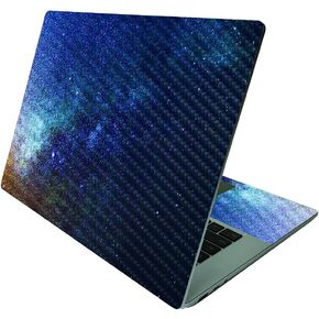 غلاف MightySkins من ألياف الكربون متوافق مع جهاز Microsoft Surface Laptop 4 مقاس 15 بوصة - Swirl Galaxy | لمسة نهائية واقية ومتينة من ألياف الكربون | سهلة التطبيق وتغيير الأنماط | صنع في الولايات المتحدة الأمريكية