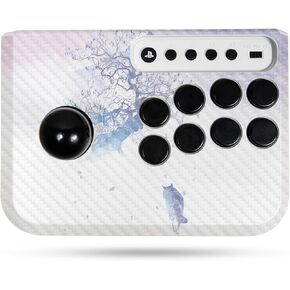 Glossy Glitter Gaming Skin Compatible with Hori Fighting Stick Mini (PS5, PS4, PC) - Blue Canyon - Premium 3M Vinyl Protective Wrap Decal Cover - Easy to Apply | Crafted in The USA by MightySkins
