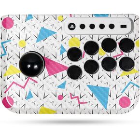 Carbon Fiber Gaming Skin Compatible with Hori Fighting Stick Mini (PS5, PS4, PC) - Blue Avocados - Premium 3M Vinyl Protective Wrap Decal Cover - Easy to Apply | Crafted in The USA by MightySkins