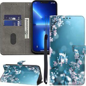 ALILANG for Samsung Galaxy Z Fold 5 5G Wallet Case with Credit Card Holder, Flip Book PU Leather Protective Magnetic Cover for Samsung Z Fold 5 Phone Case-Purple Roses