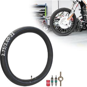 2.75/3.00-21 Inner Tubes with TR4 Straight Valve Stem for 80/90-21 80/100-21 Tire Off Road Motorcycle Pit Dirt Bike trail bike - 2Pack