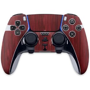 MightySkins Skin Compatible with PS5 DualSense Edge Controller - Cherry Grain | Protective, Durable, and Unique Vinyl Decal wrap Cover | Easy to Apply & Change Styles | Made in The USA