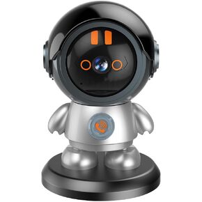 Robot Security Camera WiFi IP Camera 3MP One Click Call Surveillance Camera Pan 355°Tilt 60°Night Vision Motion Detection Phone App 2-Way Talk Auto Tracking AI Humanoid Detection CCTV Camera