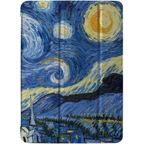 DuraSafe Cases for iPad Pro 12.9 inch 4th Gen Hard Back Printed Cover A2229 MY2H2LL/A MY2J2LL/A A2069 MXAT2LL/A MXAV2LL/A MXAU2LL/A MXAW2LL/A A2233 MY3K2LL/A MY3J2LL/A MXFY2LL/A - Starry Night