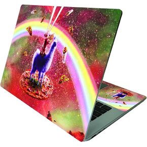 MightySkins Carbon Fiber Skin Compatible with Microsoft Surface Laptop 4 15" - Dog Selfie | Protective, Durable Textured Carbon Fiber Finish | Easy to Apply | Made in The USA