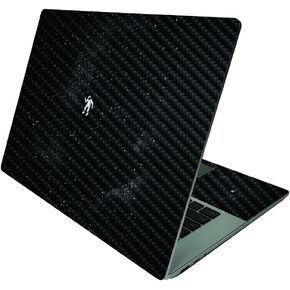 MightySkins Carbon Fiber Skin Compatible with Microsoft Surface Laptop 4 15" - Teal Leopard | Protective, Durable Textured Carbon Fiber Finish | Easy to Apply and Change Styles | Made in The USA