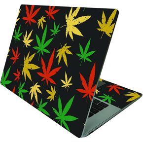 MightySkins Skin Compatible with Microsoft Surface Laptop 4 15" - Rastafari Kush | Protective, Durable, and Unique Vinyl Decal wrap Cover | Easy to Apply, Remove, and Change Styles | Made in The USA