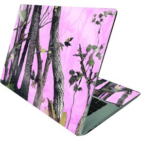 MightySkins Glossy Glitter Skin Compatible with Microsoft Surface Laptop 4 15" - Pink Tree Camo | Protective, Durable High-Gloss Glitter Finish | Easy to Apply and Change Styles | Made in The USA