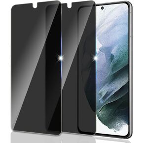 3 Pack Privacy Screen Protector for Samsung Galaxy S21 5G With 3 Pack Camera Lens Protector, Anti Spy Tempered Glass, 9H Hardness, Black Protector Anti Spy, Anti-Scratch, Bubble Free