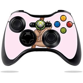 MightySkins Skin Compatible with Microsoft Xbox 360 Controller - Smiley Sloth | Protective, Durable, and Unique Vinyl Decal wrap Cover | Easy to Apply, Remove, and Change Styles | Made in The USA
