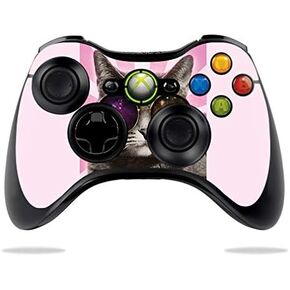 MightySkins Skin Compatible with Microsoft Xbox 360 Controller - Galaxy Cat | Protective, Durable, and Unique Vinyl Decal wrap Cover | Easy to Apply, Remove, and Change Styles | Made in The USA