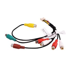 XT-91918-L4 12Pin AV RCA Harness Compatible with Select Pioneer in Dash Head Navigation/DVD Receiver Radio Stereo Unit (Fits for Pioneer DMH341EX DMH-341EX DMH342EX DMH-342EX Models)