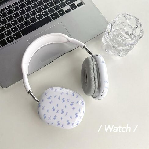 Case Compatible with AirPods Max Headphones, Soft IMD Skin Anti-Scratch Protective Cover Accessories for Flowers Pattern Case Compatible wtih AirPods Max for Women Girls in Saudi Arabia