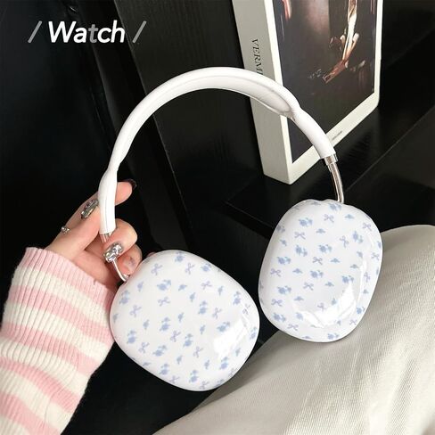 Case Compatible with AirPods Max Headphones, Soft IMD Skin Anti-Scratch Protective Cover Accessories for Flowers Pattern Case Compatible wtih AirPods Max for Women Girls in Saudi Arabia