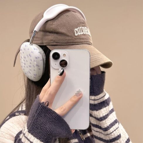 Case Compatible with AirPods Max Headphones, Soft IMD Skin Anti-Scratch Protective Cover Accessories for Flowers Pattern Case Compatible wtih AirPods Max for Women Girls in Saudi Arabia