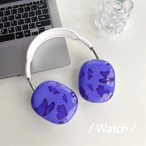Case Compatible with AirPods Max Headphones, Soft IMD Skin Anti-Scratch Protective Cover Accessories for Flowers Pattern Case Compatible wtih AirPods Max for Women Girls in Saudi Arabia