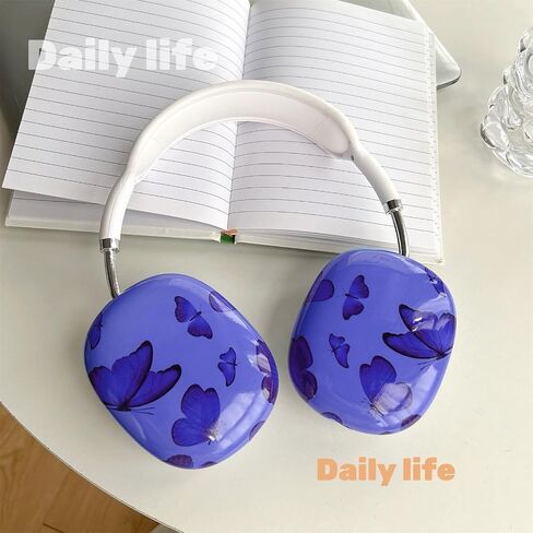 Case Compatible with AirPods Max Headphones, Soft IMD Skin Anti-Scratch Protective Cover Accessories for Flowers Pattern Case Compatible wtih AirPods Max for Women Girls in Saudi Arabia