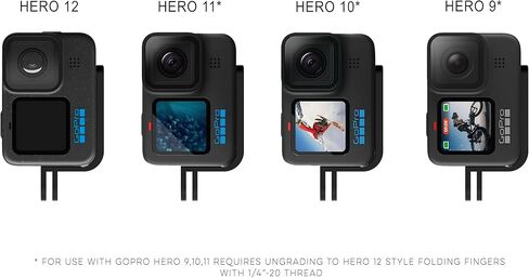 محول عمودي من الألومنيوم منخفض المستوى لكاميرات GoPro Hero 12، 11، 10، 9 in Kuwait