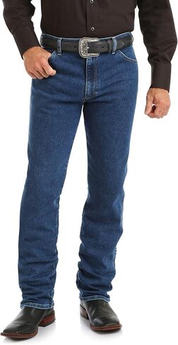 بنطلون جينز رجالي من Wrangler Cowboy Cut Active Flex Original Fit، أسود، 38 عرض × 32 طول in Saudi Arabia