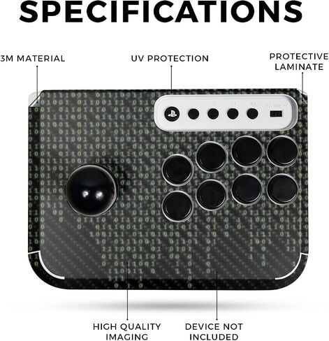 Gaming Skin Compatible with Hori Fighting Stick Mini (PS5, PS4, PC) - Western Horses - Premium 3M Vinyl Protective Wrap Decal Cover - Easy to Apply | Crafted in The USA by MightySkins in Saudi Arabia