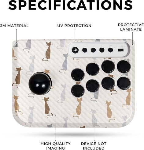 Gaming Skin Compatible with Hori Fighting Stick Mini (PS5, PS4, PC) - Western Horses - Premium 3M Vinyl Protective Wrap Decal Cover - Easy to Apply | Crafted in The USA by MightySkins in Saudi Arabia