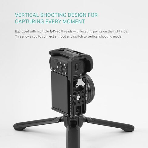 لوحة تركيب Tilta L-Bracket متوافقة مع Sony ZV-E10 - أسود | تصميم خفيف الوزن | تا-T56-LMP-B in Saudi Arabia
