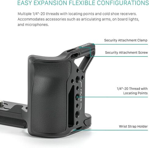 لوحة تركيب Tilta L-Bracket متوافقة مع Sony ZV-E10 - أسود | تصميم خفيف الوزن | تا-T56-LMP-B in Saudi Arabia