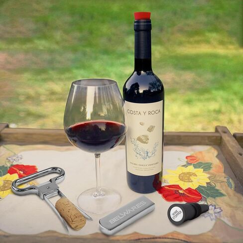 Ah So Wine Opener - Stainless Steel Wine Bottle Opener, Effortless Cork Removal with Two-Pronged Precision, Vintage Wine Cork Remover That Won’t Crumble Cork - Beer Opener, Great Gift Idea in Saudi Arabia