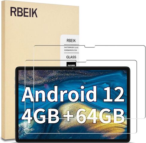 واقي شاشة مكون من قطعتين لهاتف TECLAST P30S/ TECLAST P30/ TECLAST P30T، زجاج مقوى بصلابة 9H ومضاد للخدش وبصمات الأصابع وسهل التركيب in Kuwait